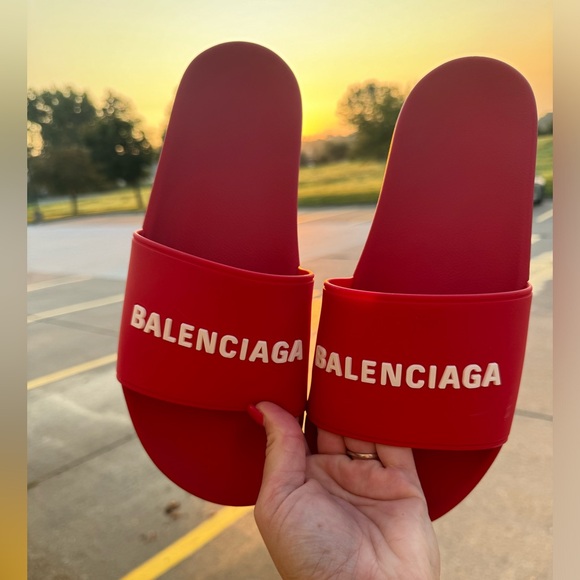 MENS BALENCIAGA POOL SLIDES 🌊 Size 9 - Picture 10 of 10